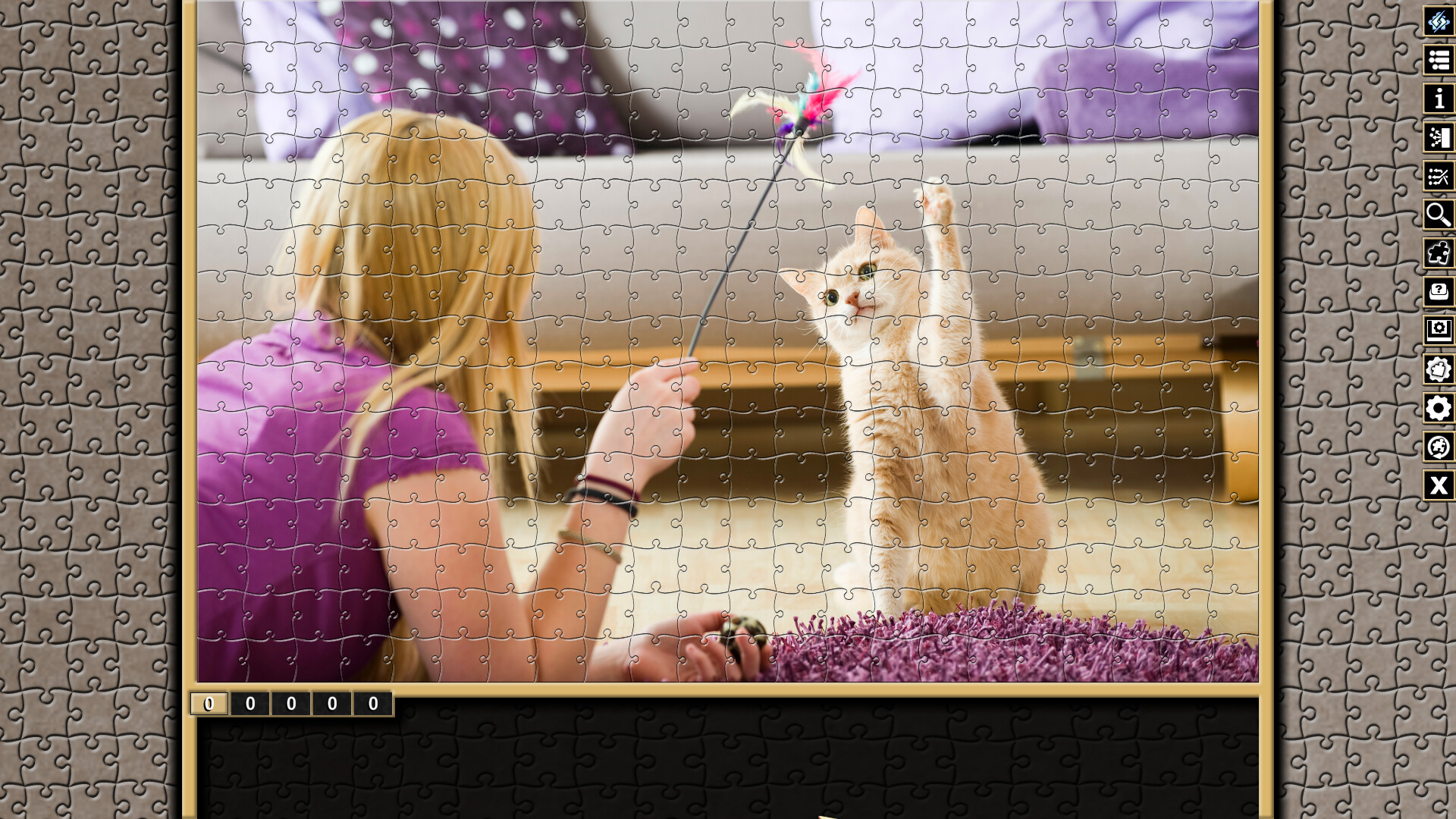 Pixel Puzzles Traditional Jigsaws Pack: Cats 2 screenshot 1