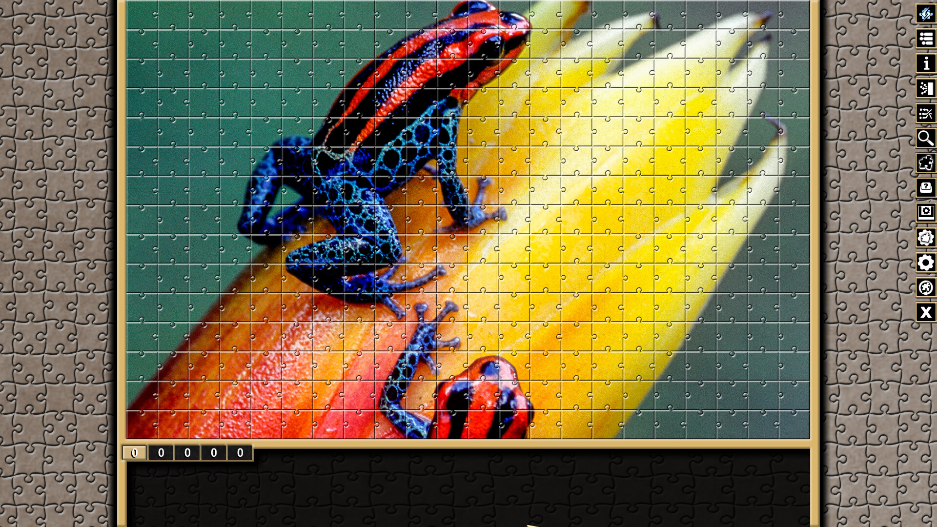 Pixel Puzzles Traditional Jigsaws Pack: Frogs screenshot 1