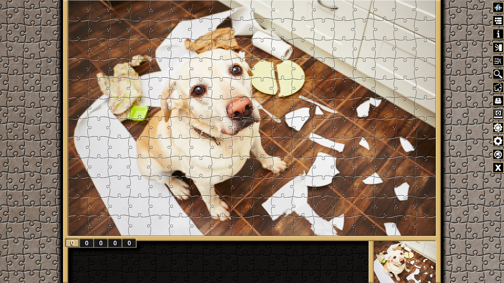 Pixel Puzzles Traditional Jigsaws Pack: Dogs 2 screenshot 4