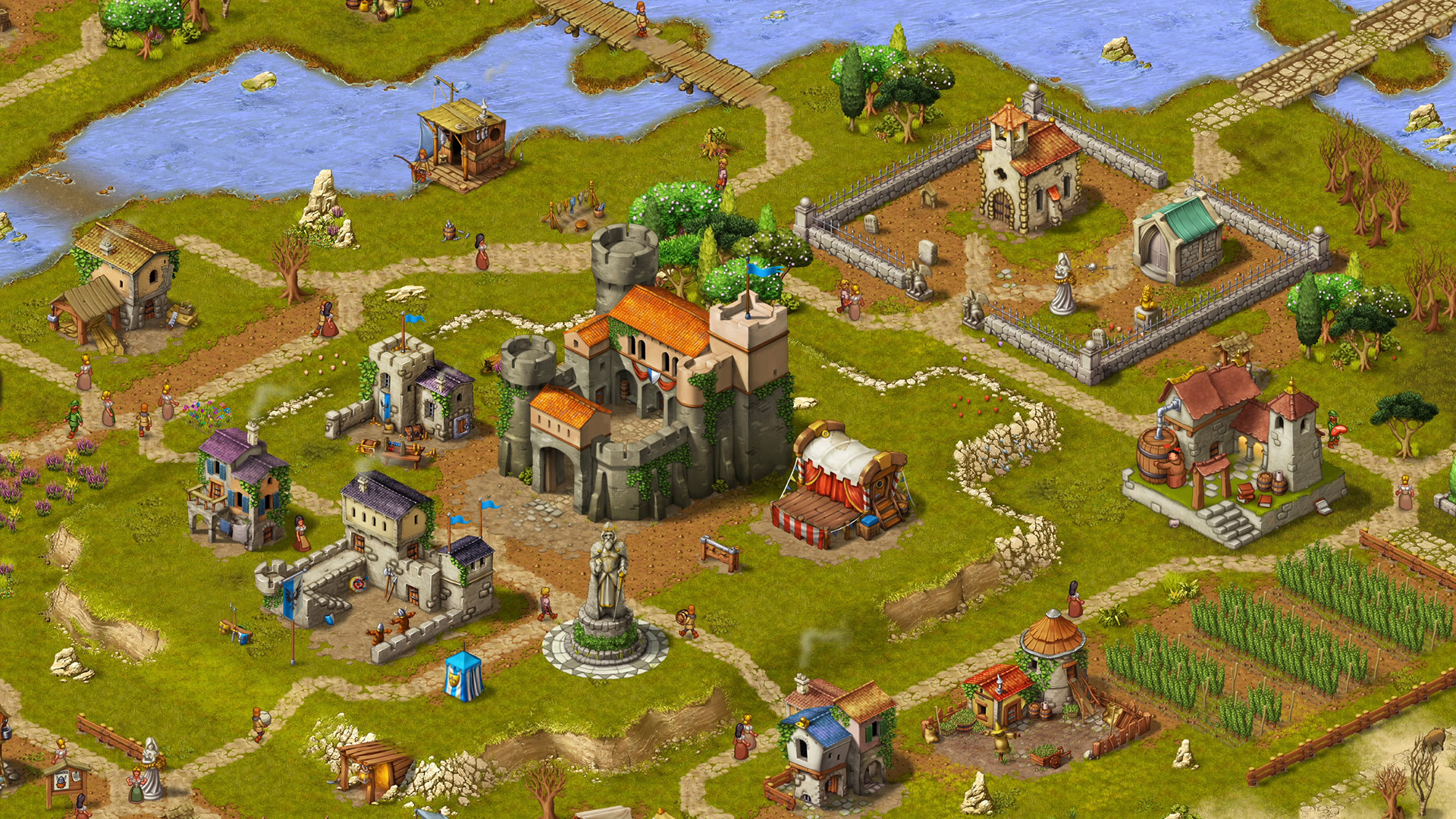 Townsmen - A Kingdom Rebuilt: The Seaside Empire screenshot 4