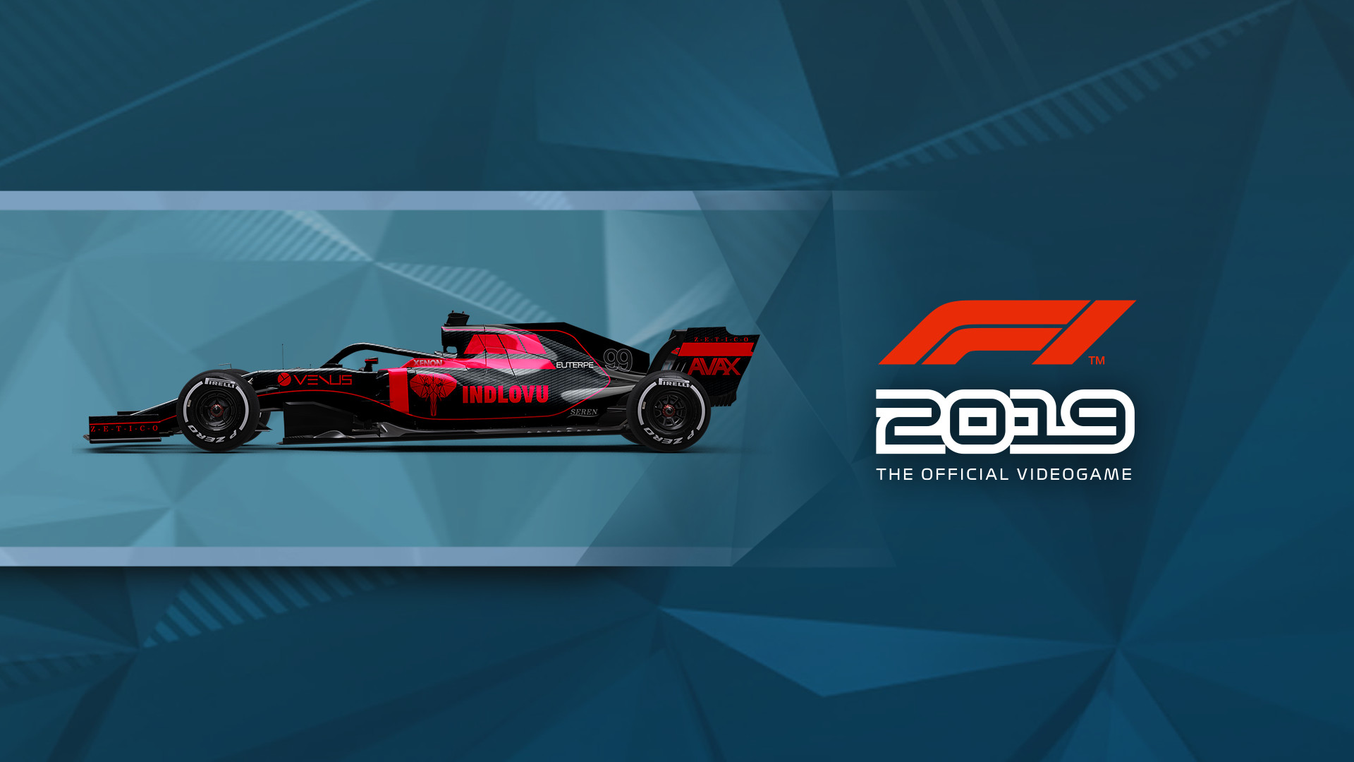 F1 2019: Car Livery 'INDLOVU - Outline' screenshot 1