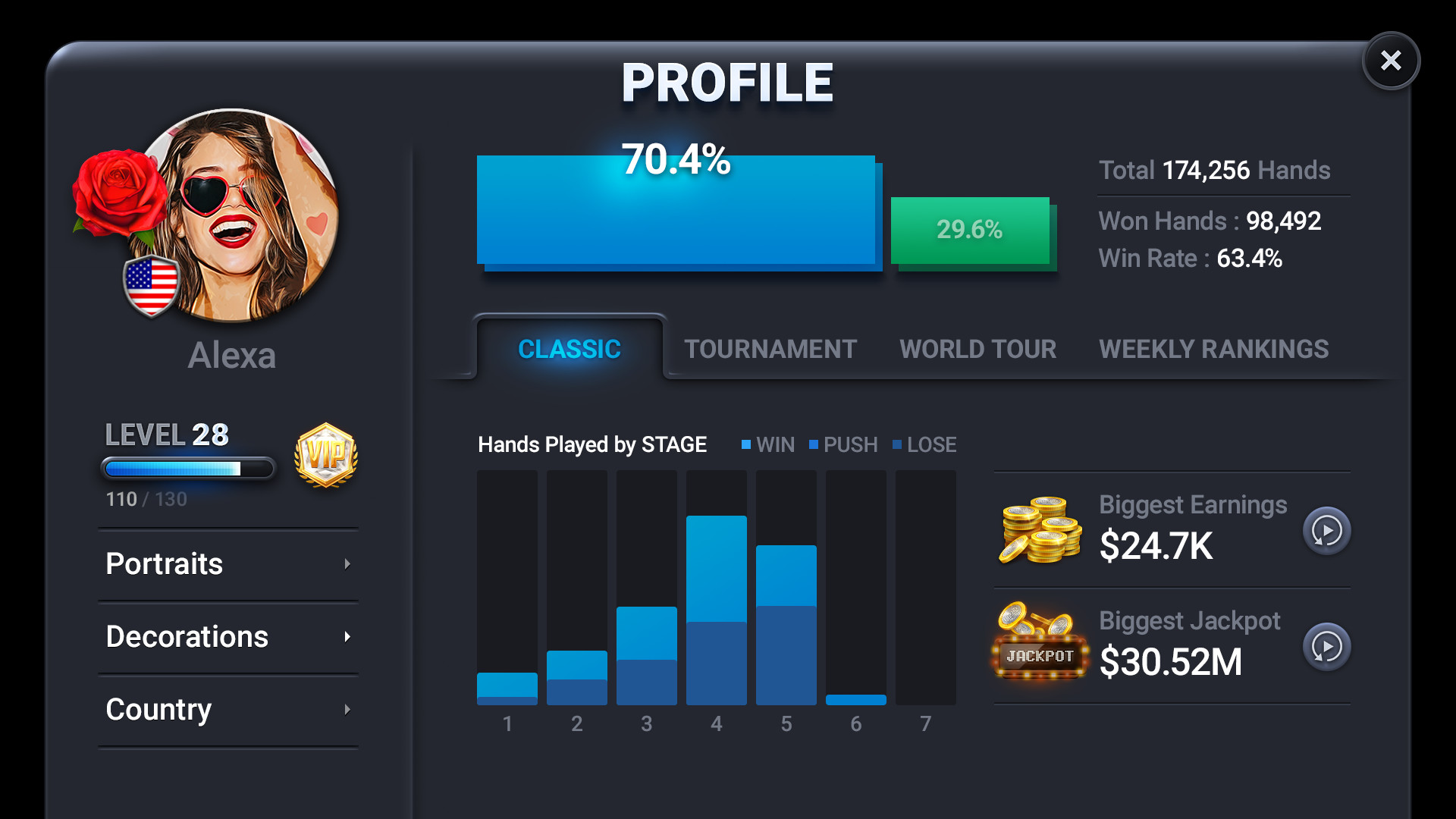 Blackjack Championship screenshot 10