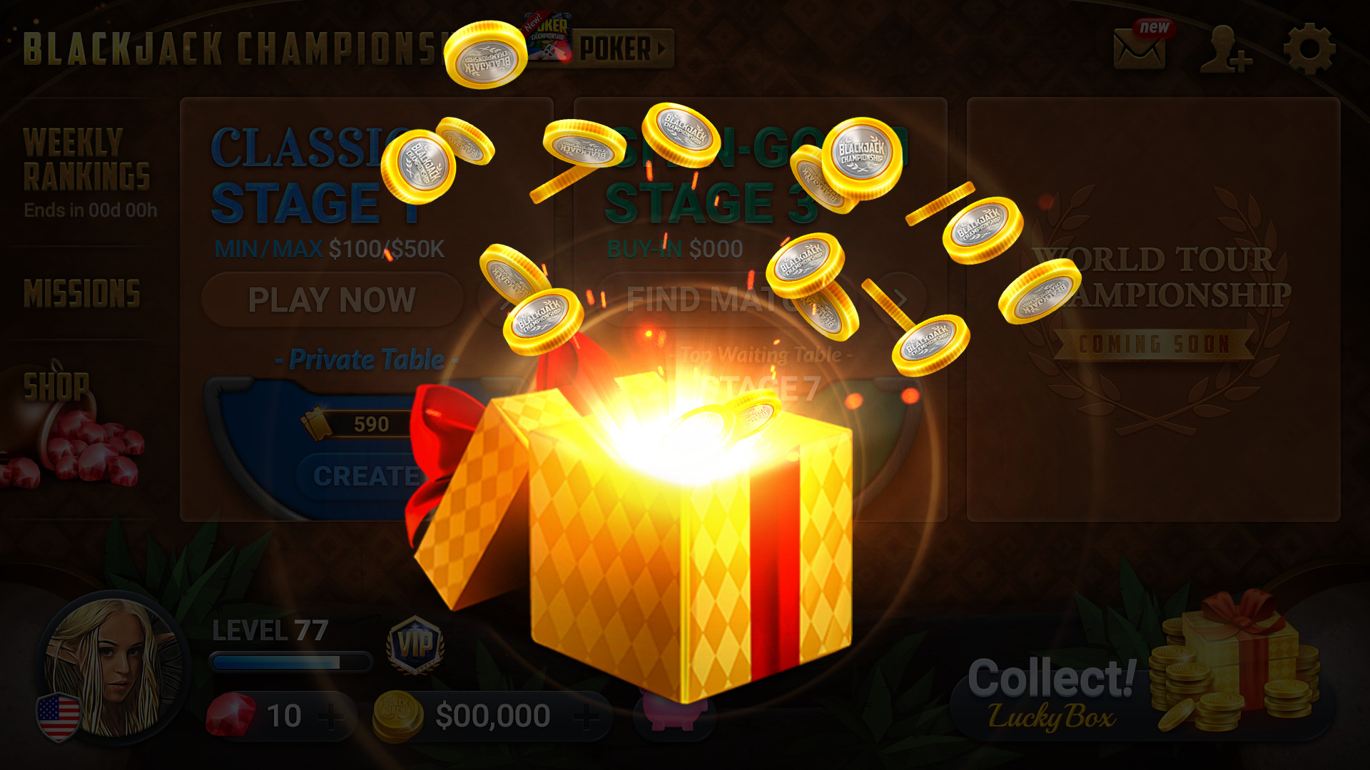 Blackjack Championship screenshot 7