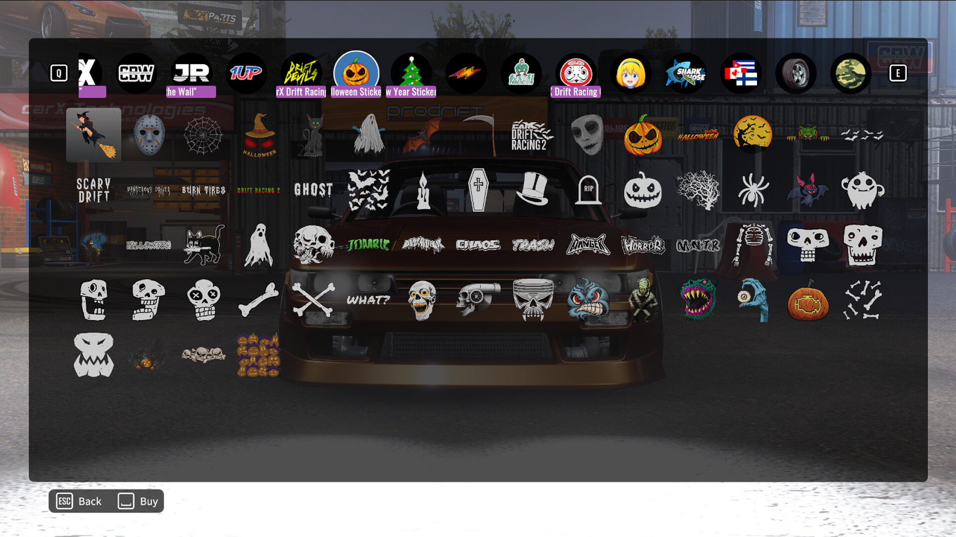 CarX Drift Racing Online - Halloween Sticker Pack screenshot 1