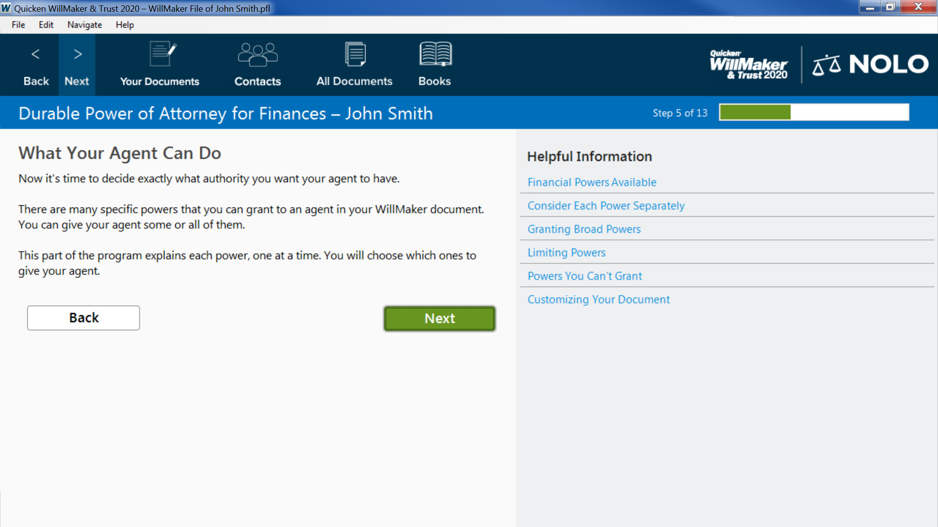 Quicken WillMaker & Trust 2020 screenshot 5