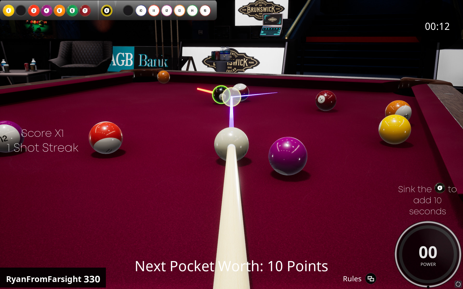 Brunswick Pro Billiards screenshot 8