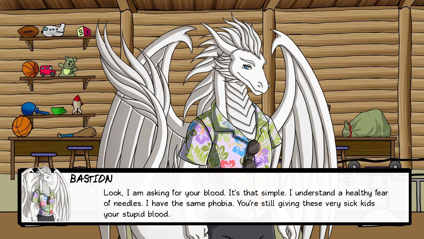 Furry Shakespeare: Dashing Dinosaurs & Sexy Centaurs: Winter's Tale: Donation Station screenshot 1