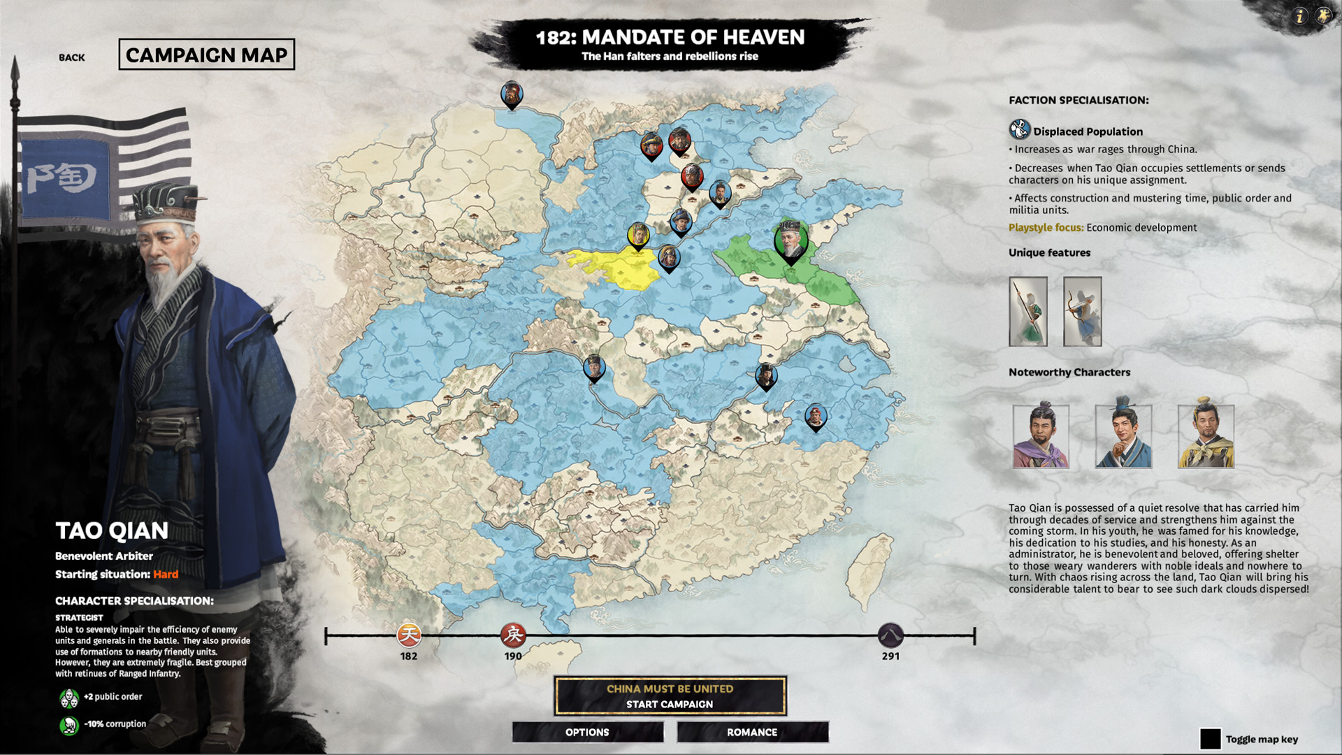 Total War: THREE KINGDOMS - Tao Qian screenshot 3