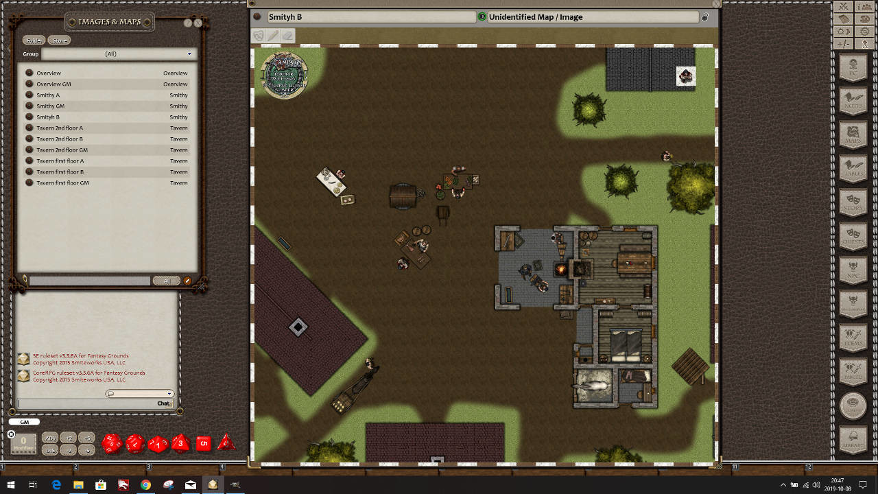 Fantasy Grounds - Forest Tavern (Map Pack) screenshot 2