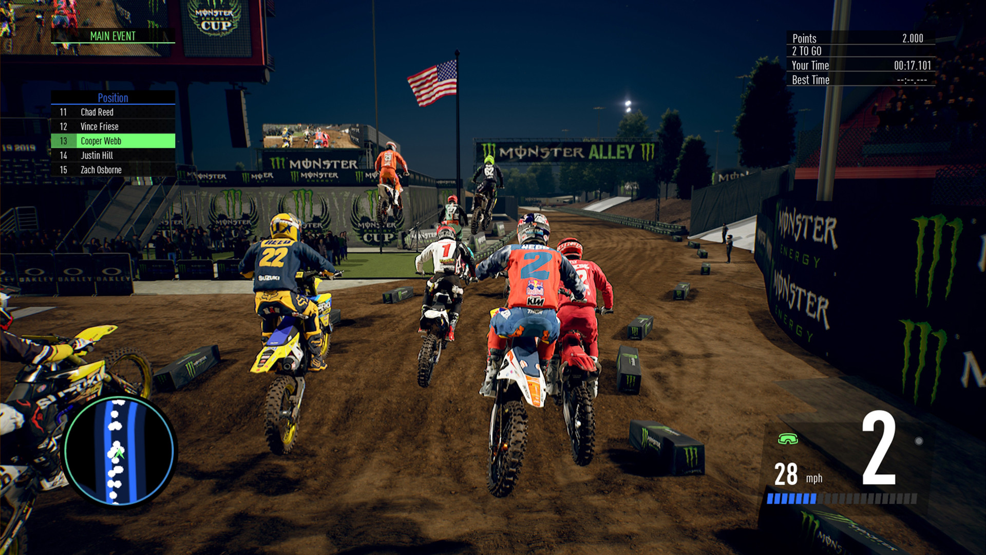 Monster Energy Supercross 3 - Monster Energy Cup screenshot 9
