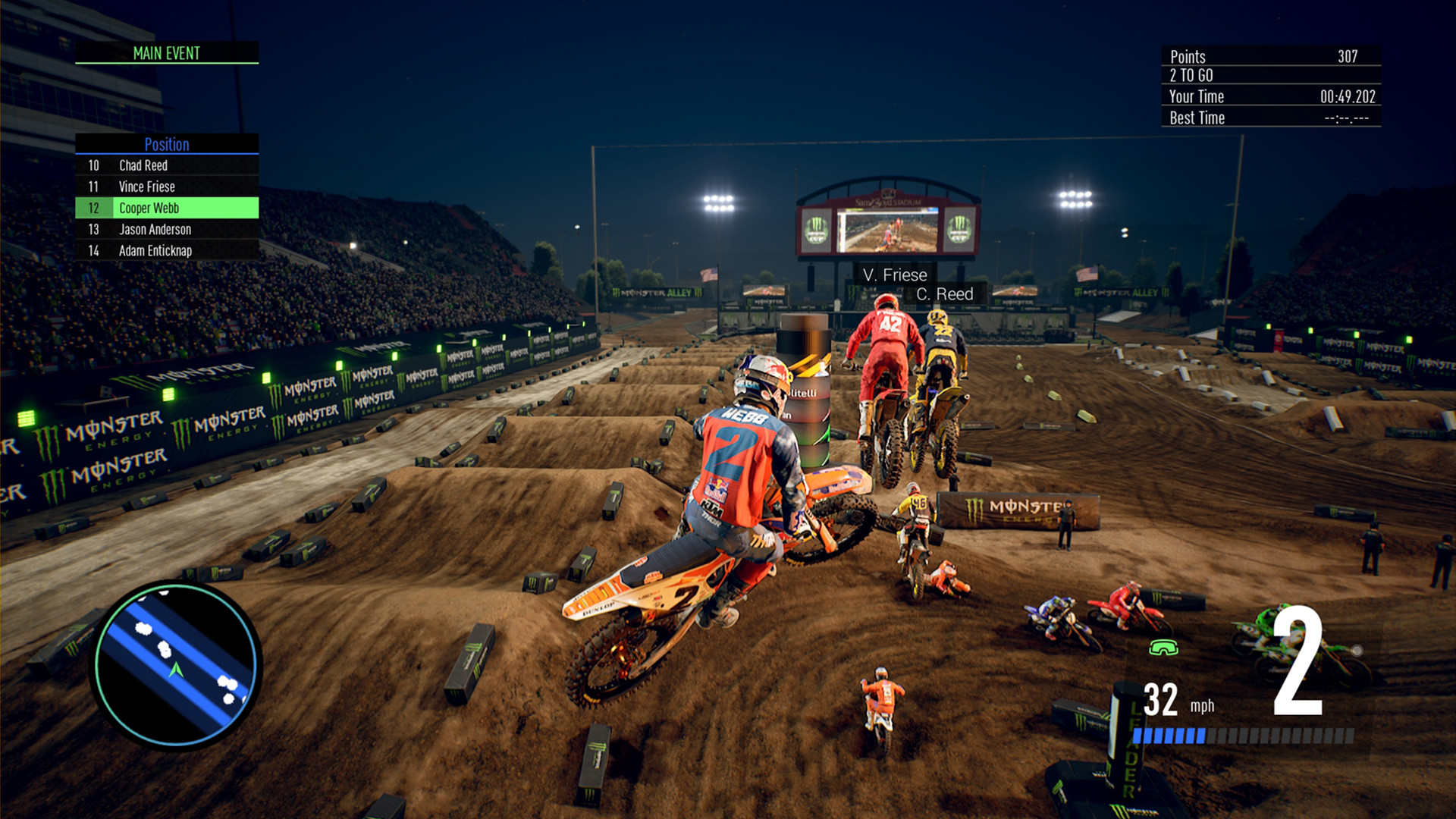 Monster Energy Supercross 3 - Monster Energy Cup screenshot 2