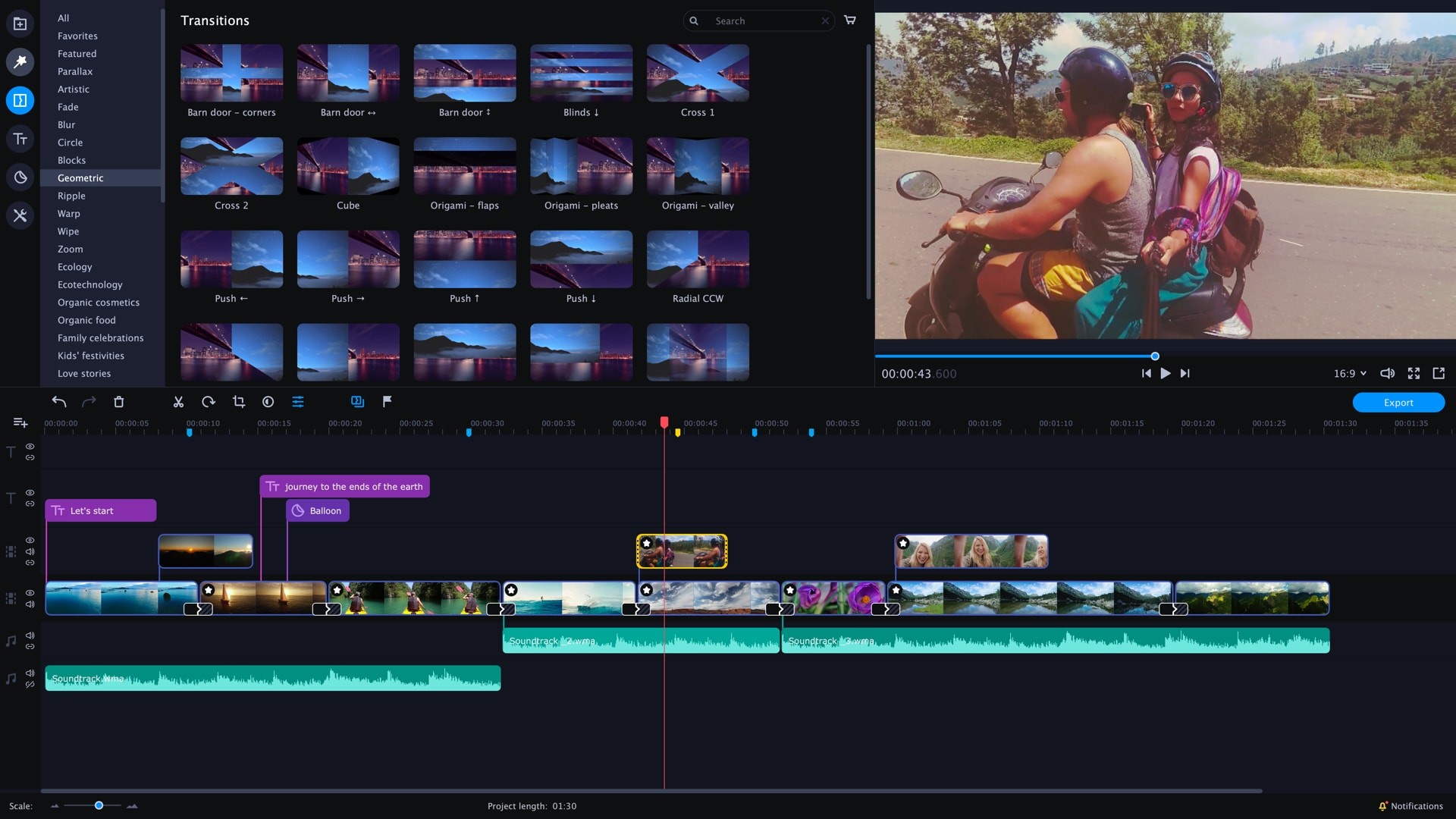 Movavi Video Editor Plus 2020 screenshot 3