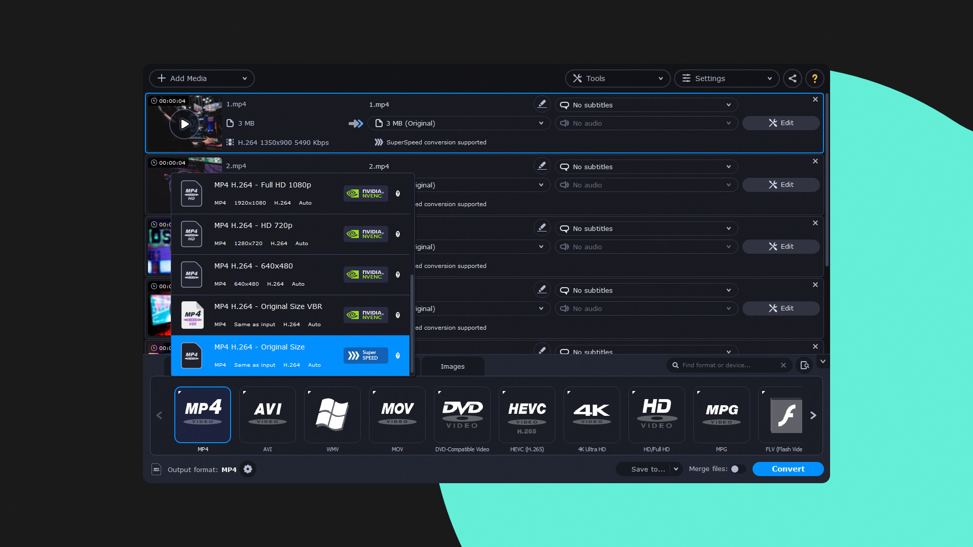 Movavi Video Converter Premium 2020 screenshot 2