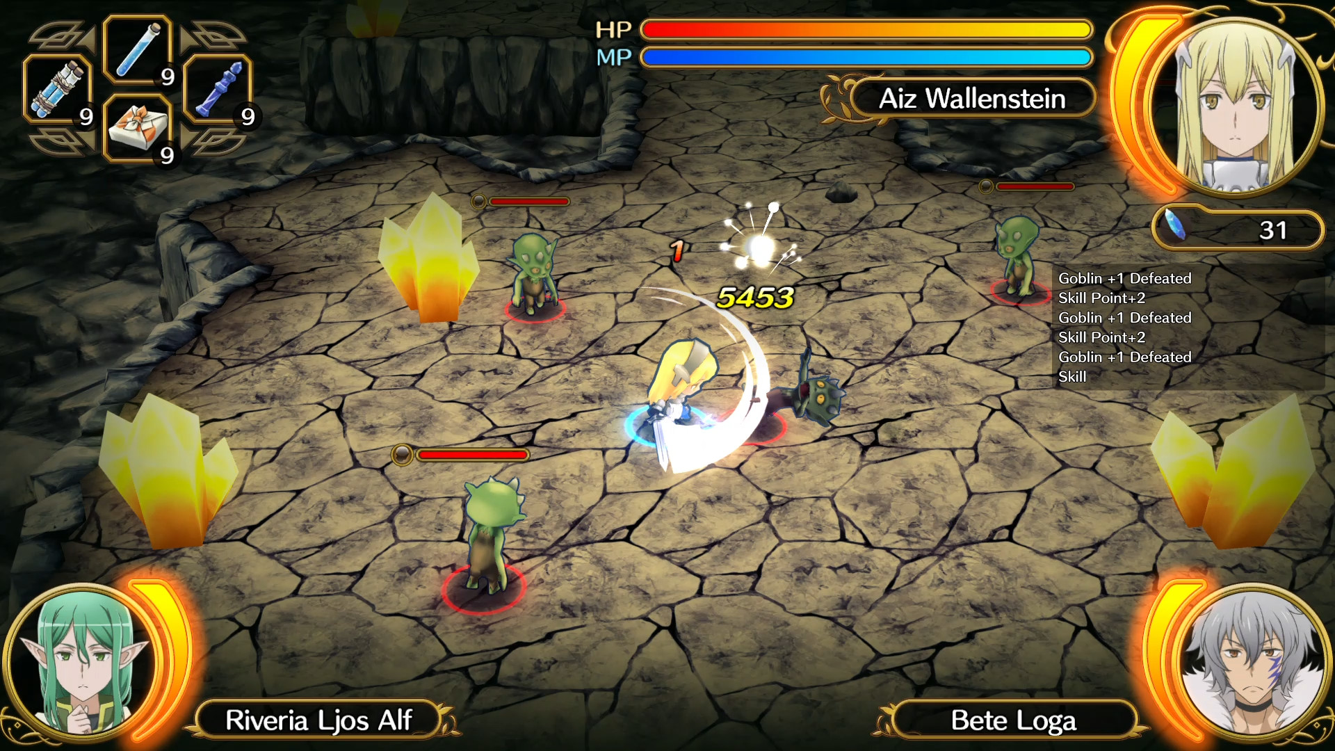Is It Wrong to Try to Pick Up Girls in a Dungeon? Infinite Combate screenshot 8