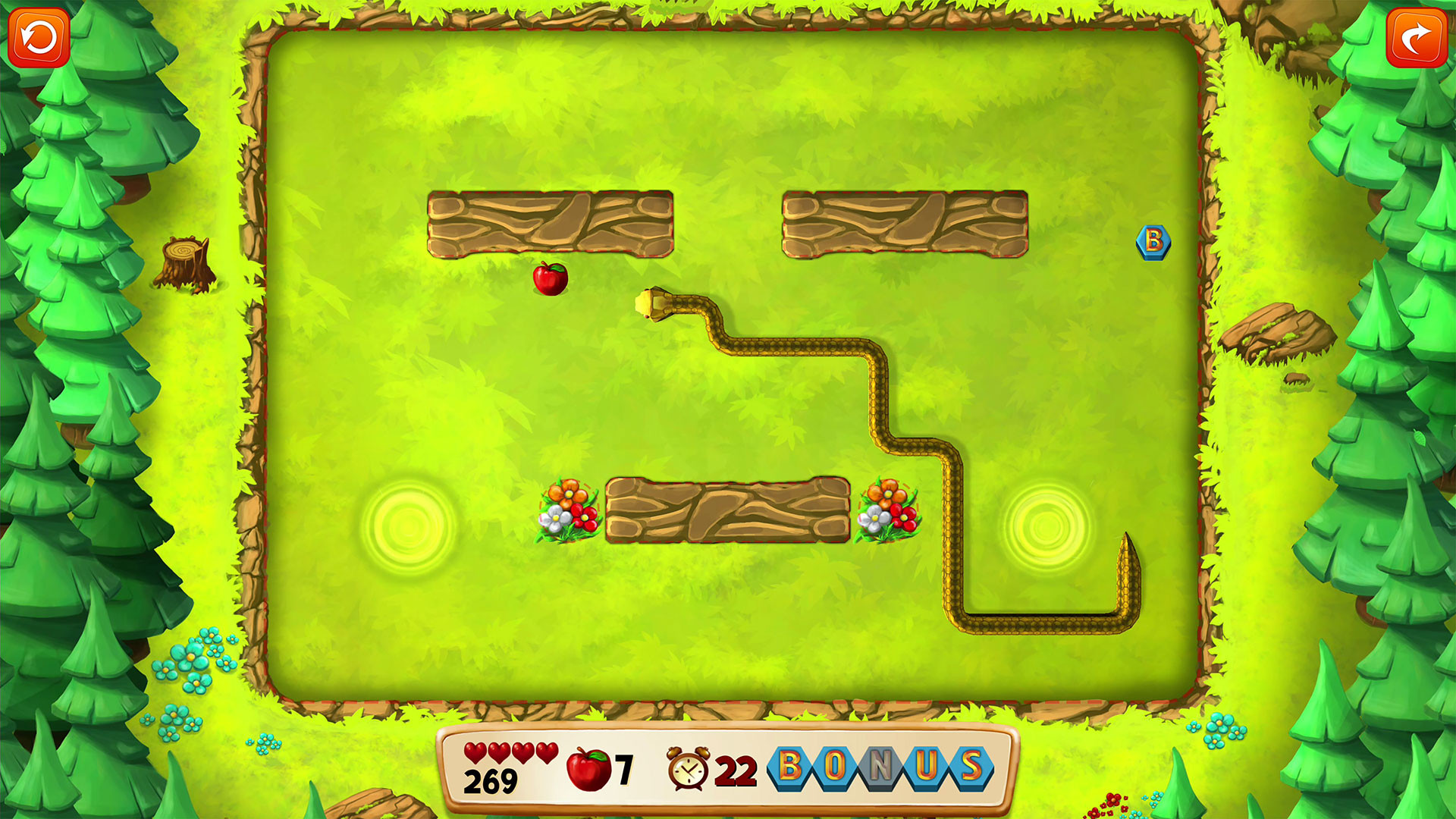Classic Snake Adventures screenshot 1