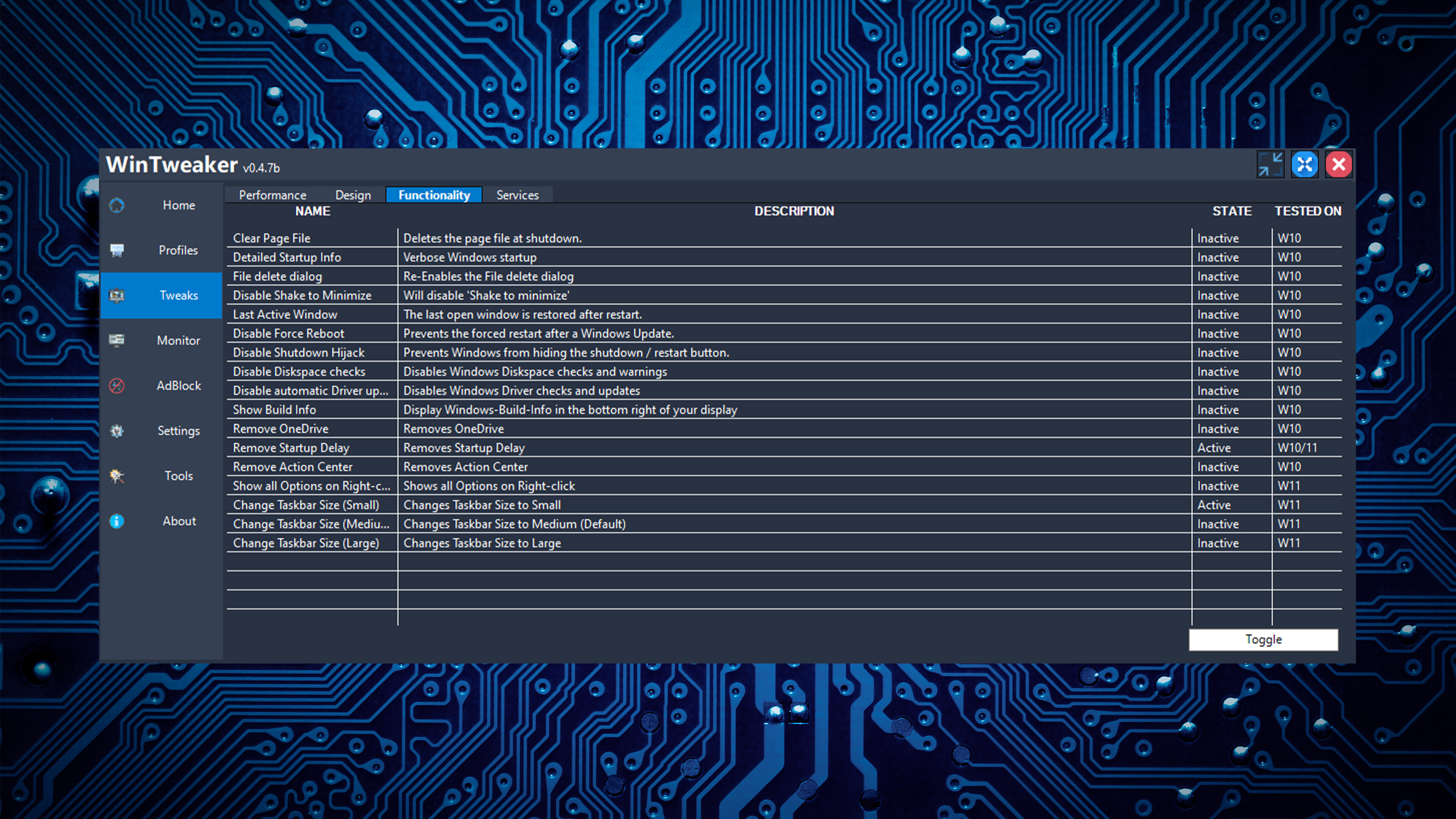 WinTweaker screenshot 6