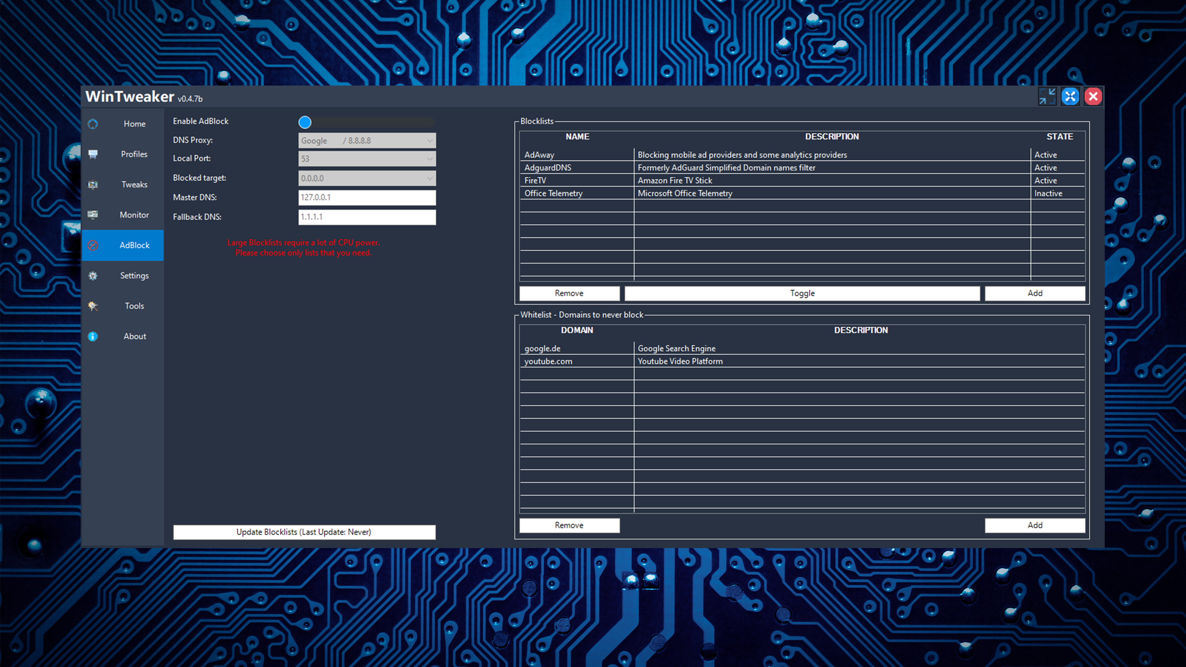 WinTweaker screenshot 9