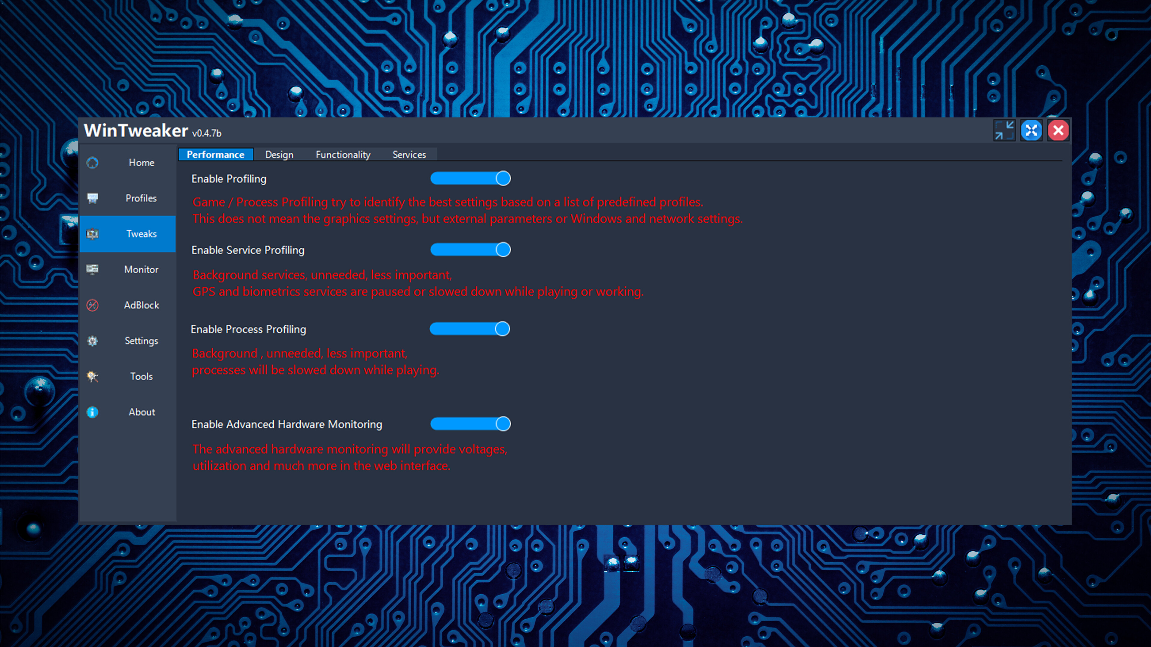 WinTweaker screenshot 4