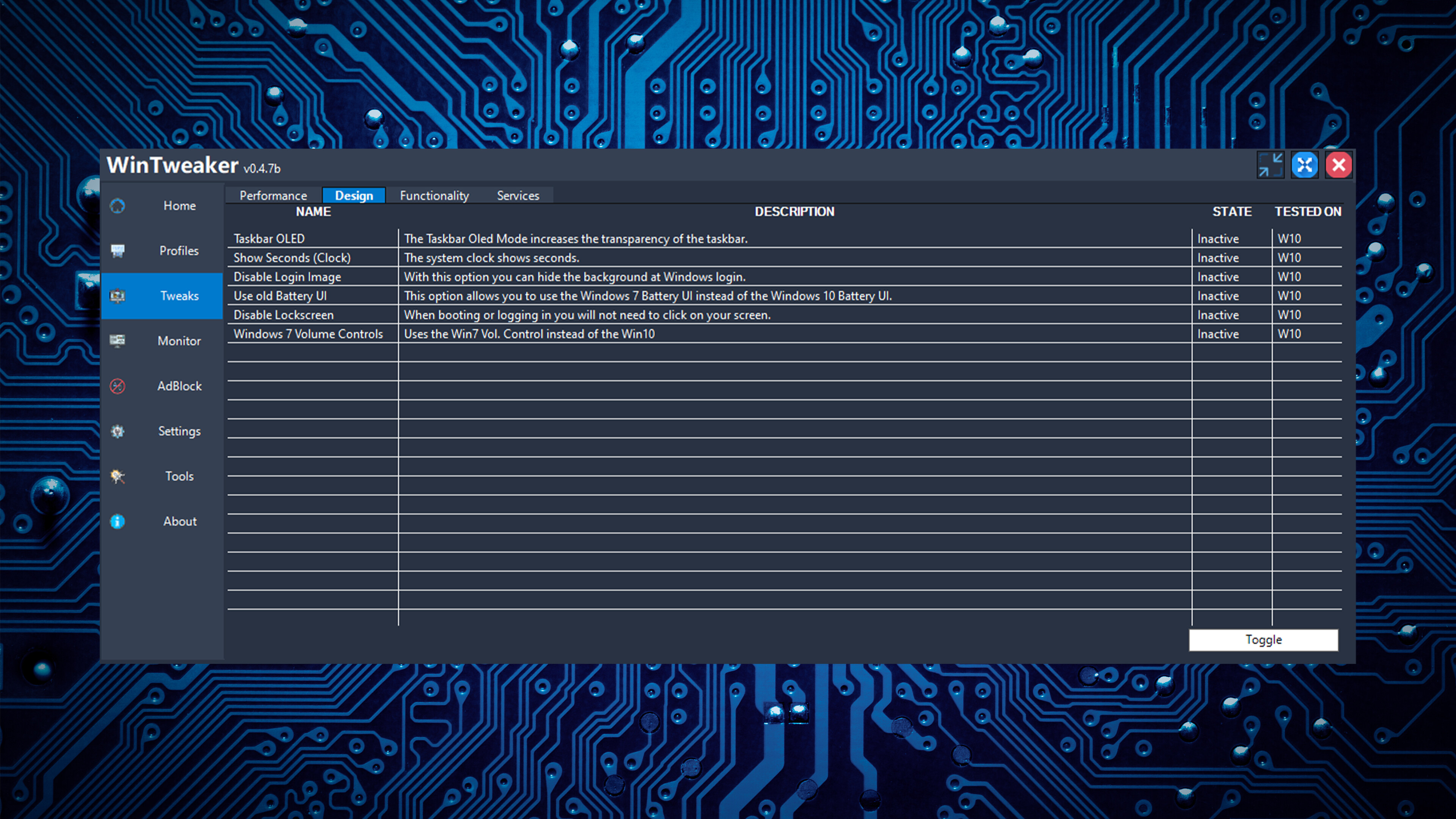 WinTweaker screenshot 5