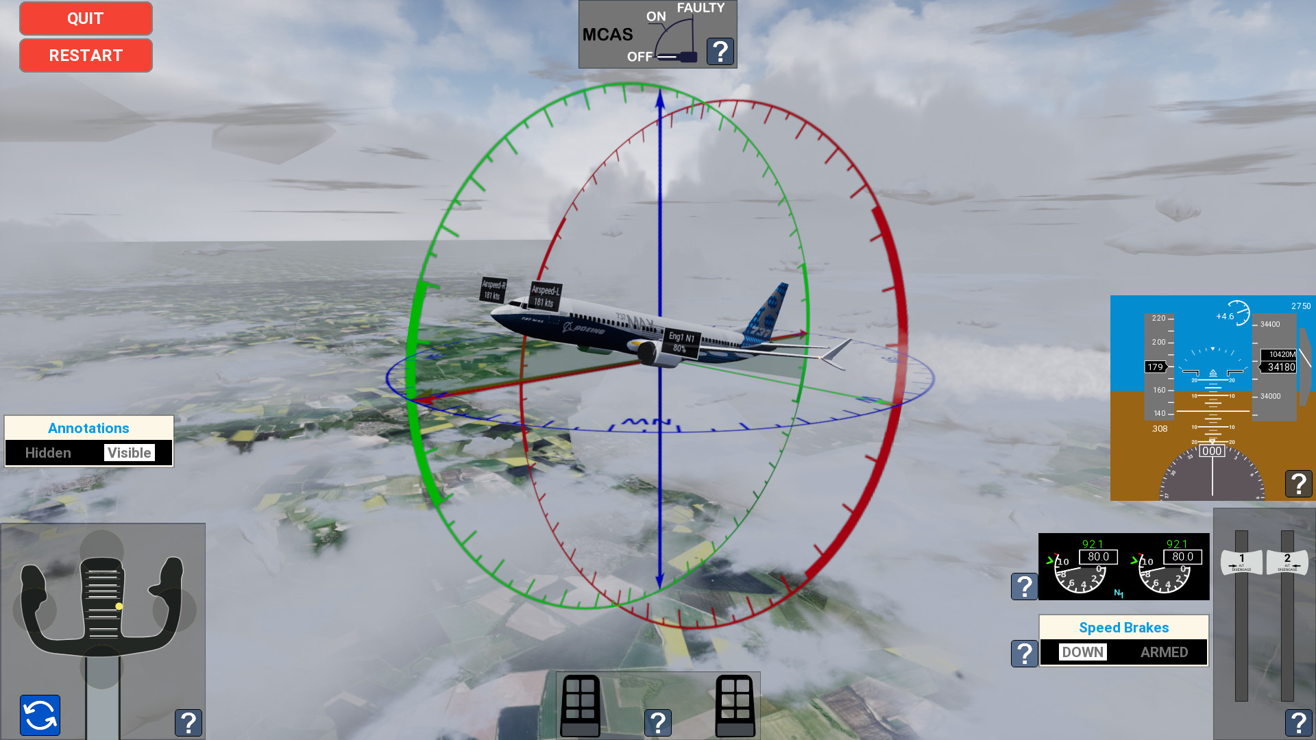 MCAS Simulation screenshot 36