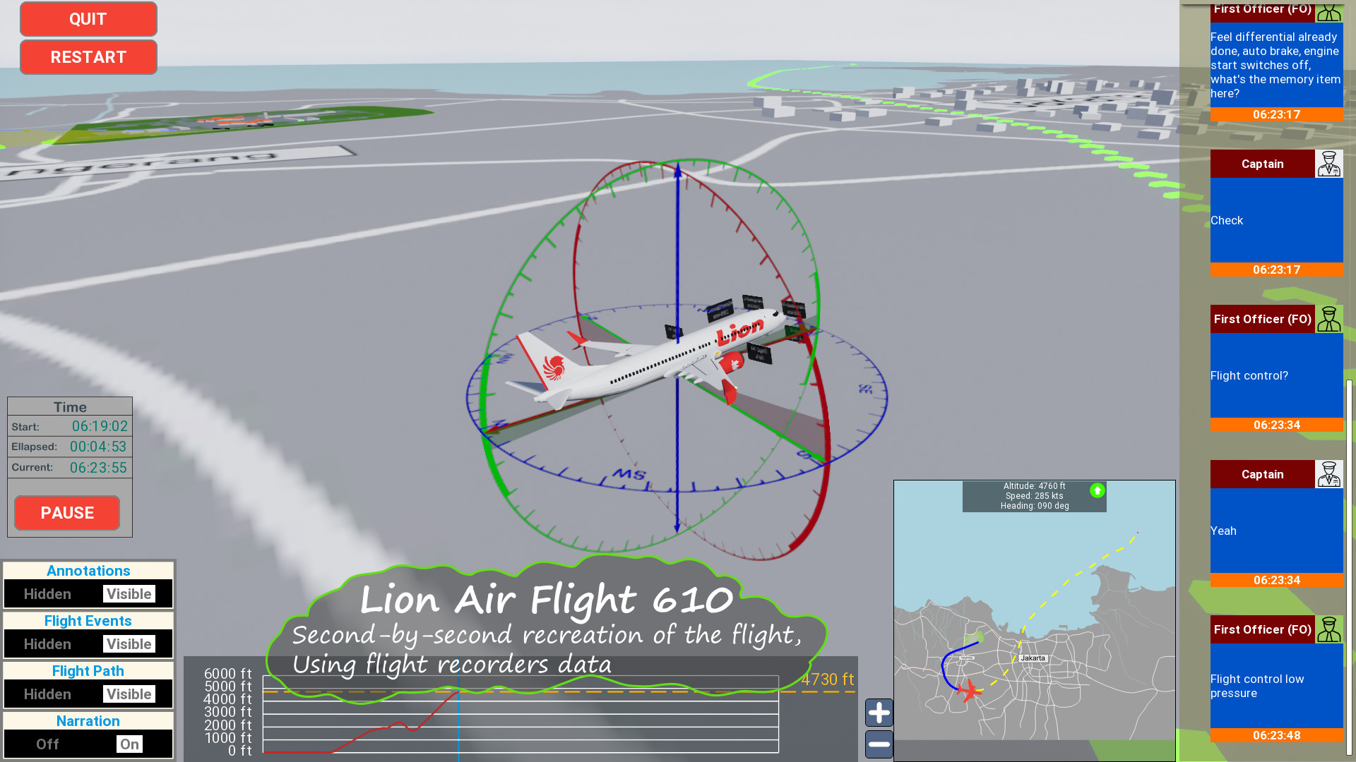 MCAS Simulation screenshot 6