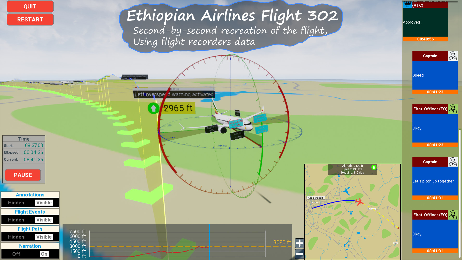 MCAS Simulation screenshot 7