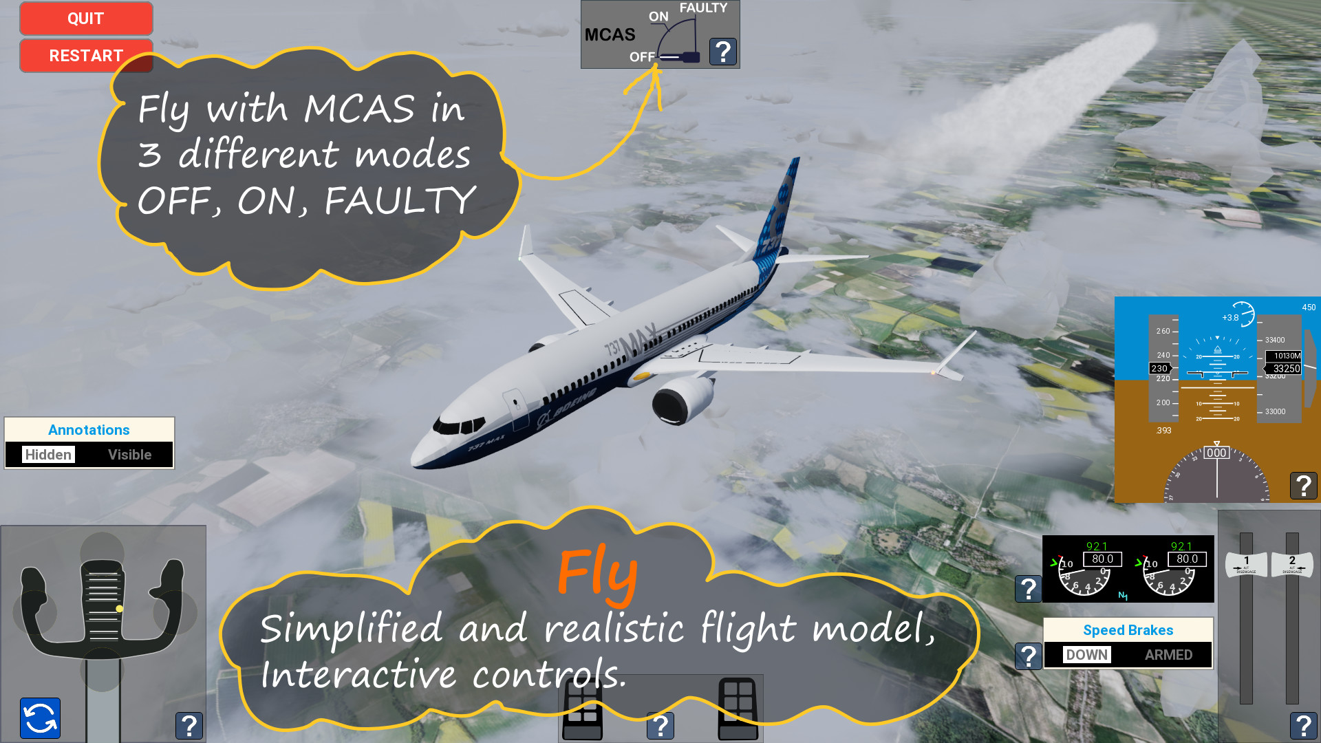 MCAS Simulation screenshot 5