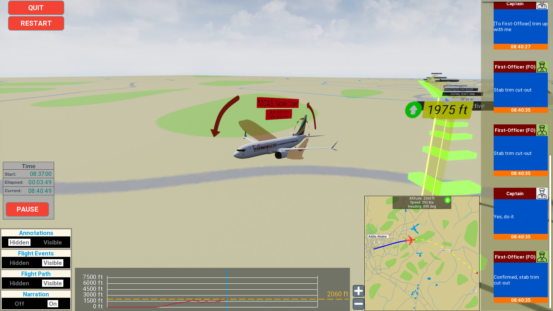 MCAS Simulation screenshot 64