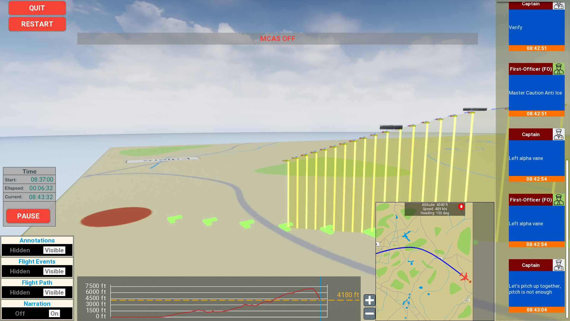 MCAS Simulation screenshot 67