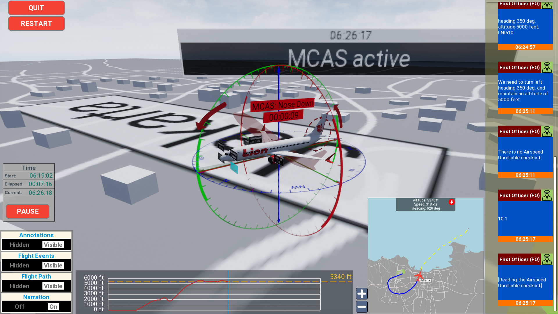 MCAS Simulation screenshot 52