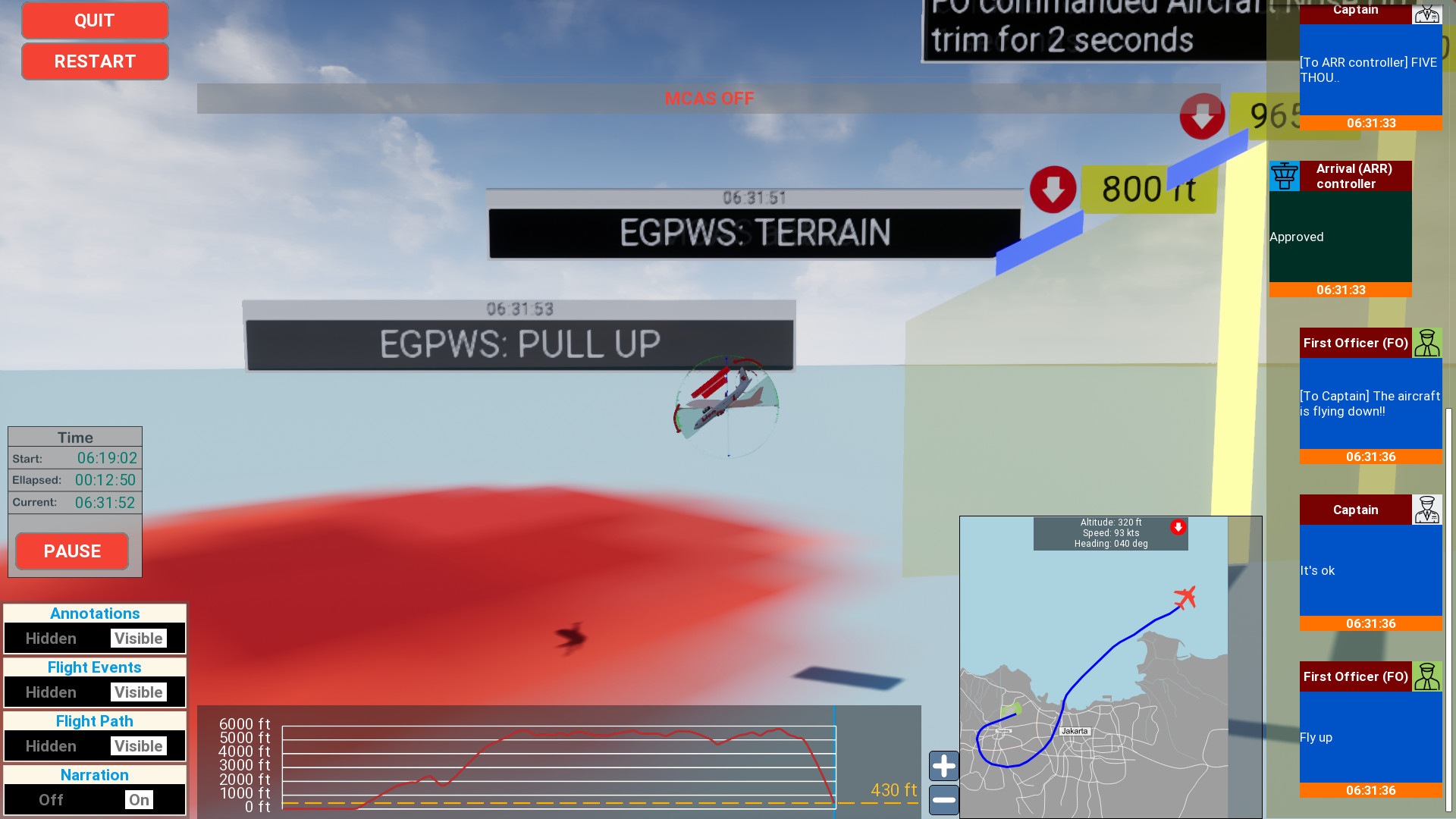 MCAS Simulation screenshot 54