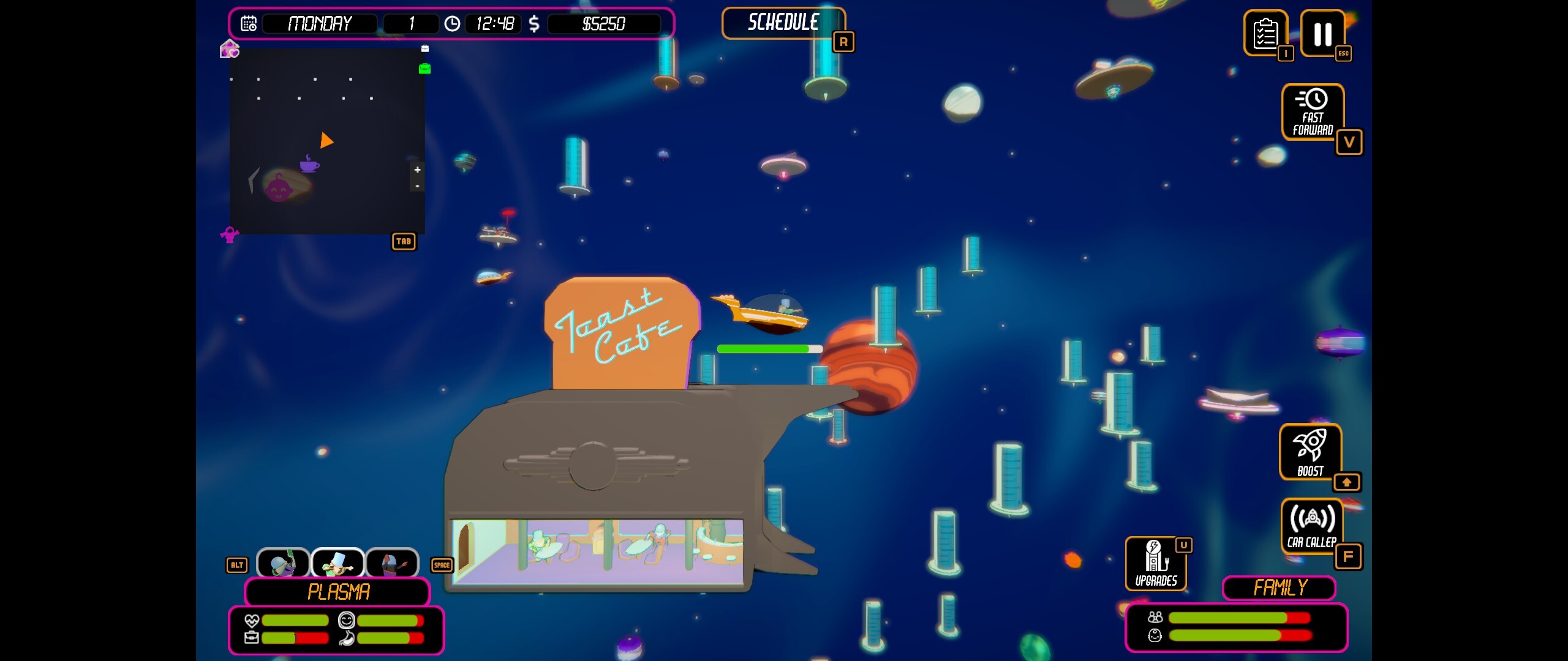 Space Routine screenshot 1