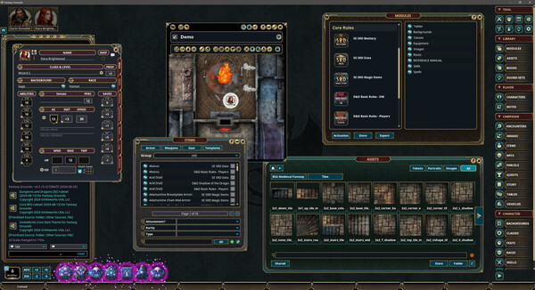 Fantasy Grounds VTT screenshot