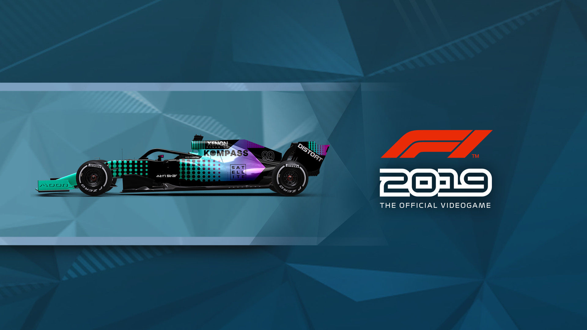 F1 2019: Car Livery 'KOMPASS - Dot' screenshot 1