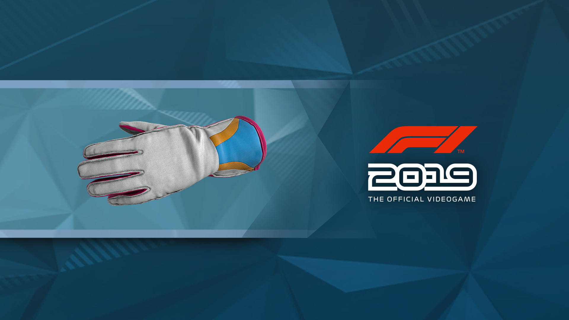 F1 2019: Gloves 'Turbo Blue' screenshot 1