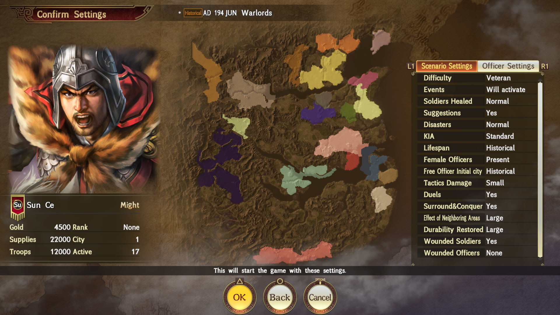 RTK14: Difficulty [Veteran] & Scenario Settings Set screenshot 3
