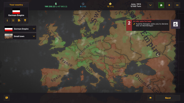 Warnament screenshot