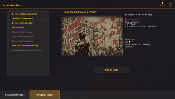Warnament screenshot