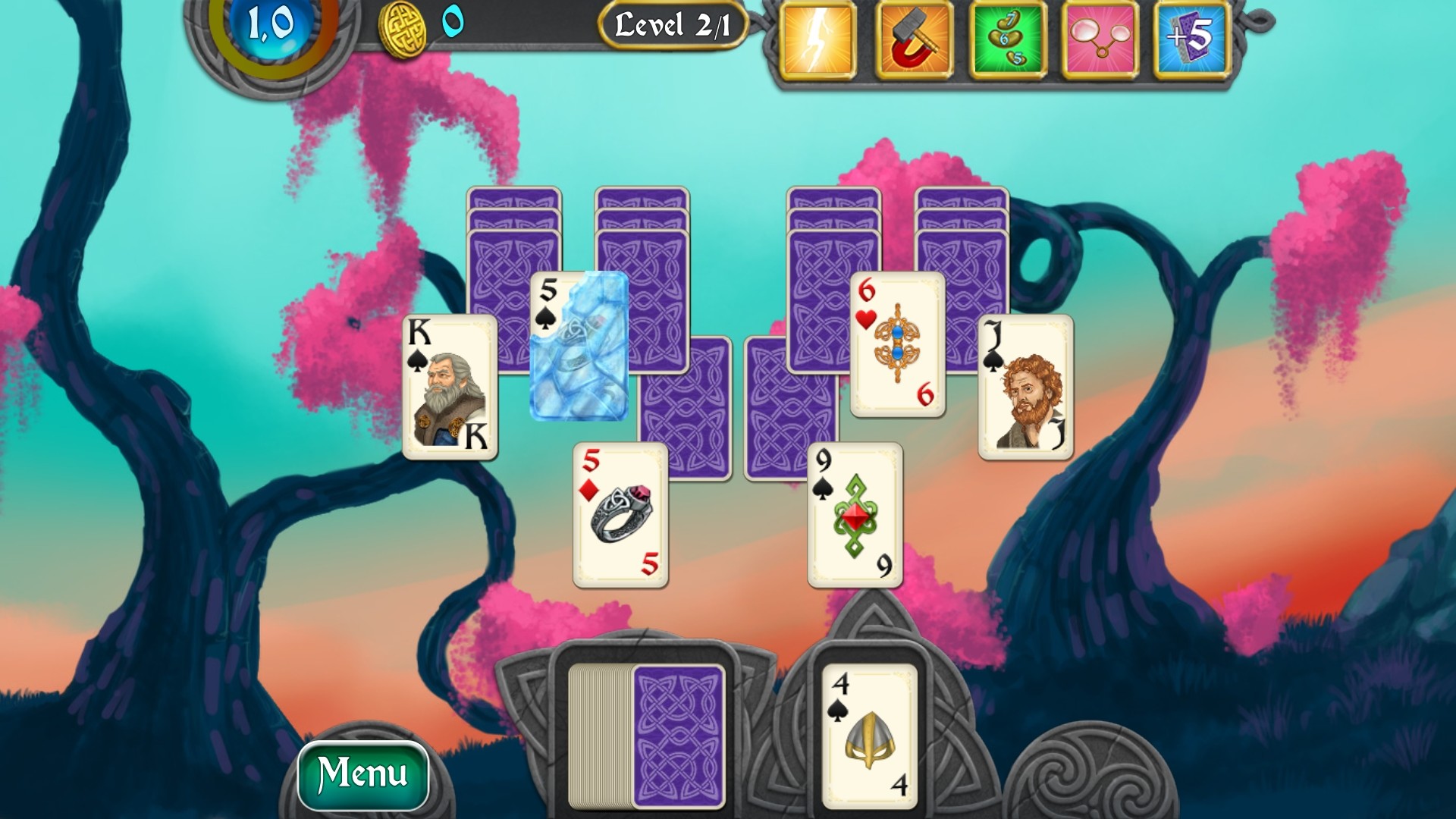Nordic Storm Solitaire screenshot 1