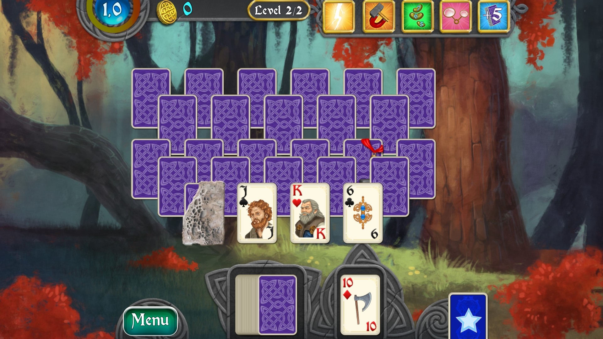 Nordic Storm Solitaire screenshot 2