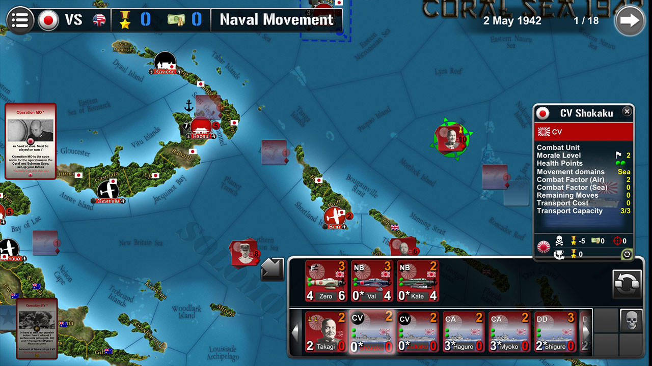 Wars Across The World: Coral Sea 1942 screenshot 11