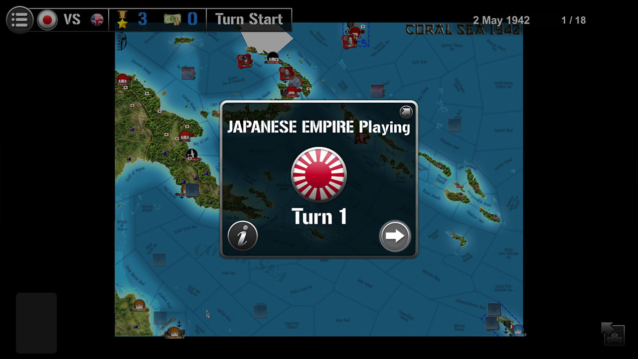 Wars Across The World: Coral Sea 1942 screenshot 3