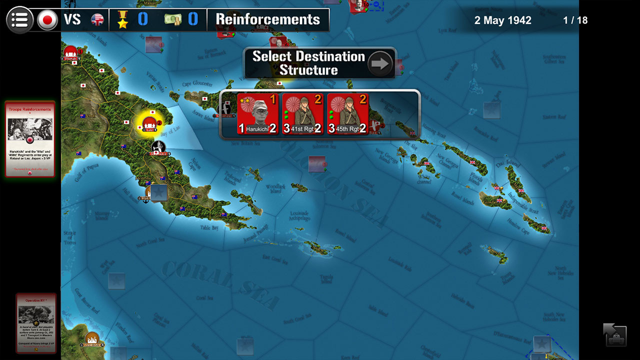 Wars Across The World: Coral Sea 1942 screenshot 6