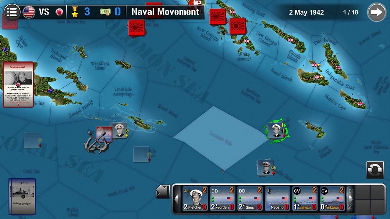 Wars Across The World: Coral Sea 1942 screenshot 7