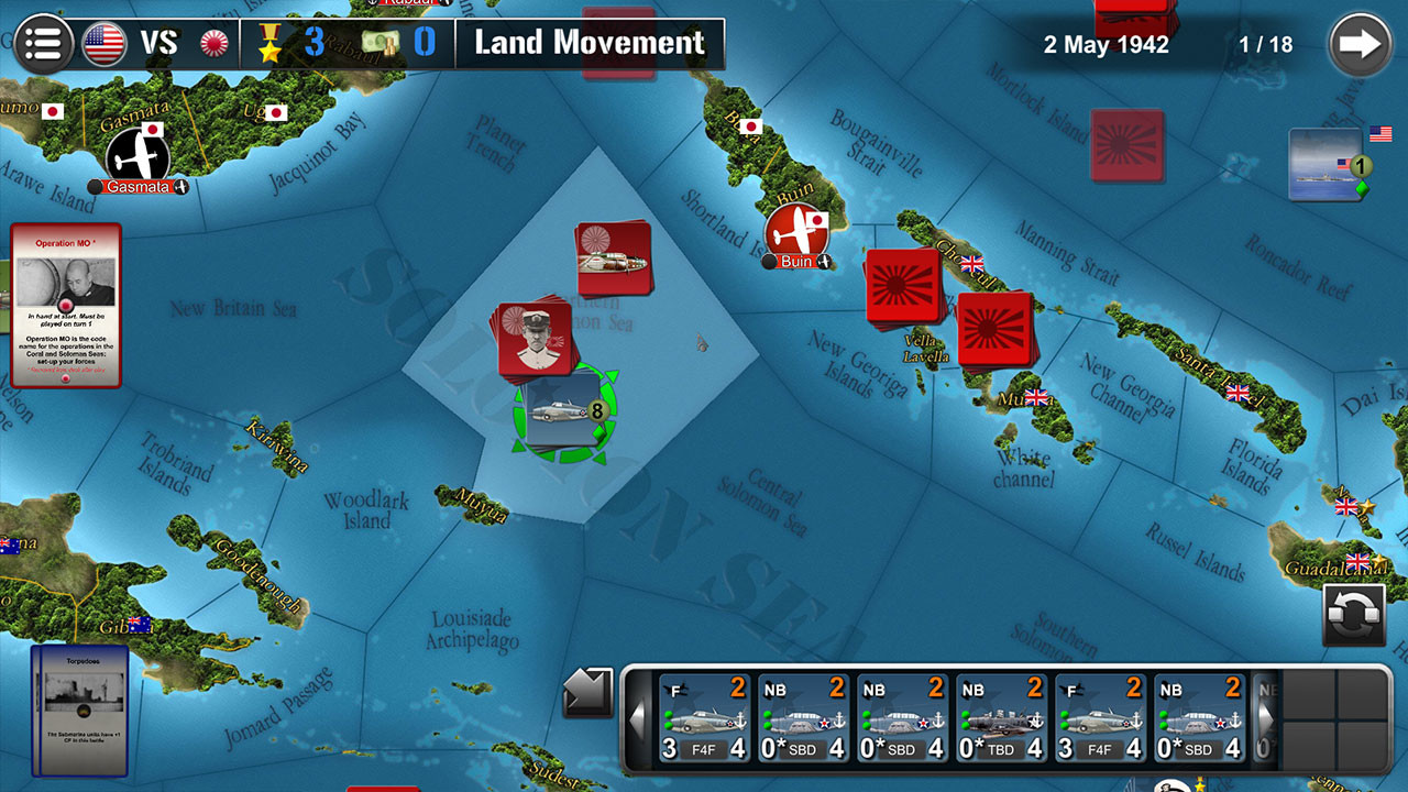 Wars Across The World: Coral Sea 1942 screenshot 12