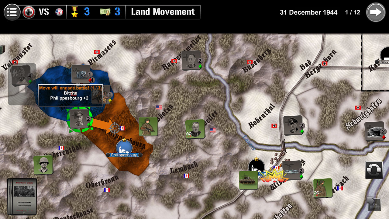 Wars Across The World: Nordwind 1945 screenshot 8