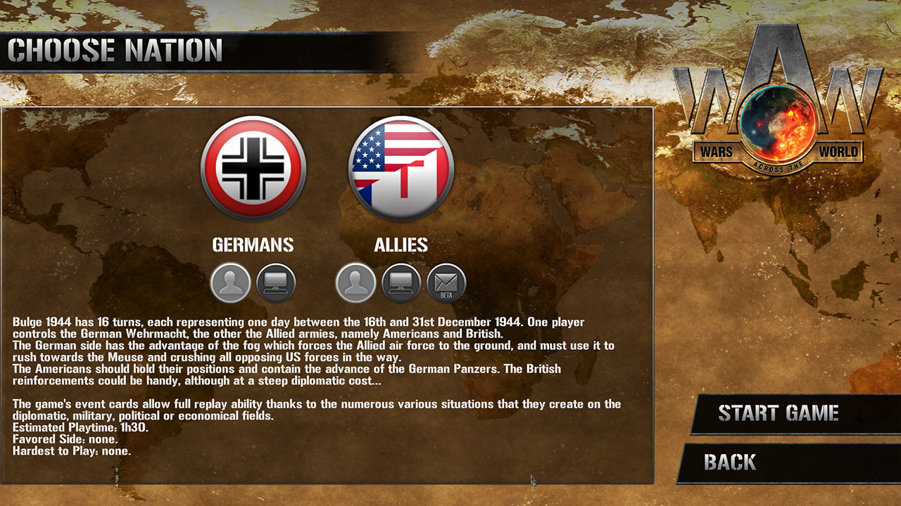 Wars Across The World: Nordwind 1945 screenshot 1