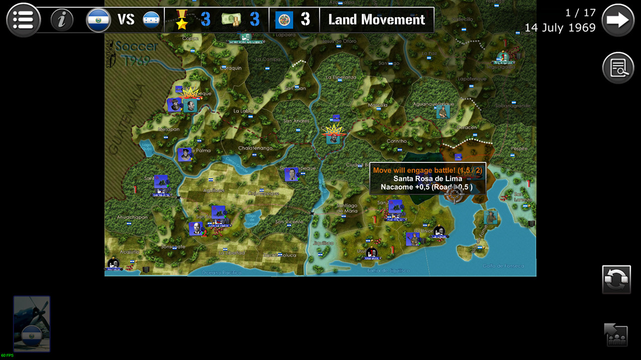 Wars Across The World: Soccer 1969 screenshot 2