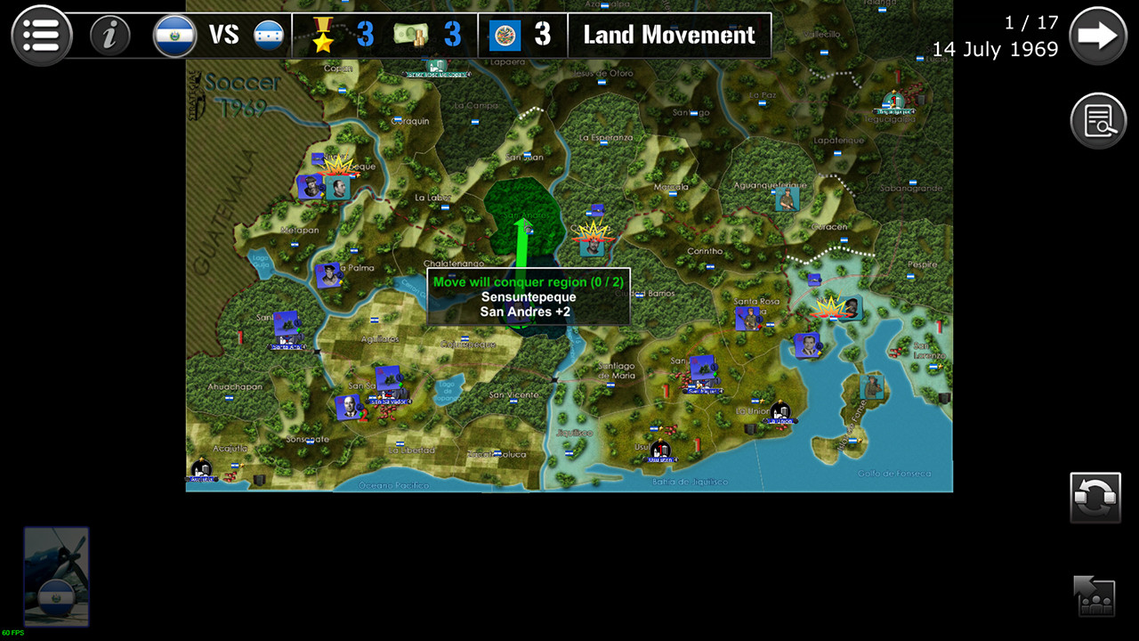 Wars Across The World: Soccer 1969 screenshot 13