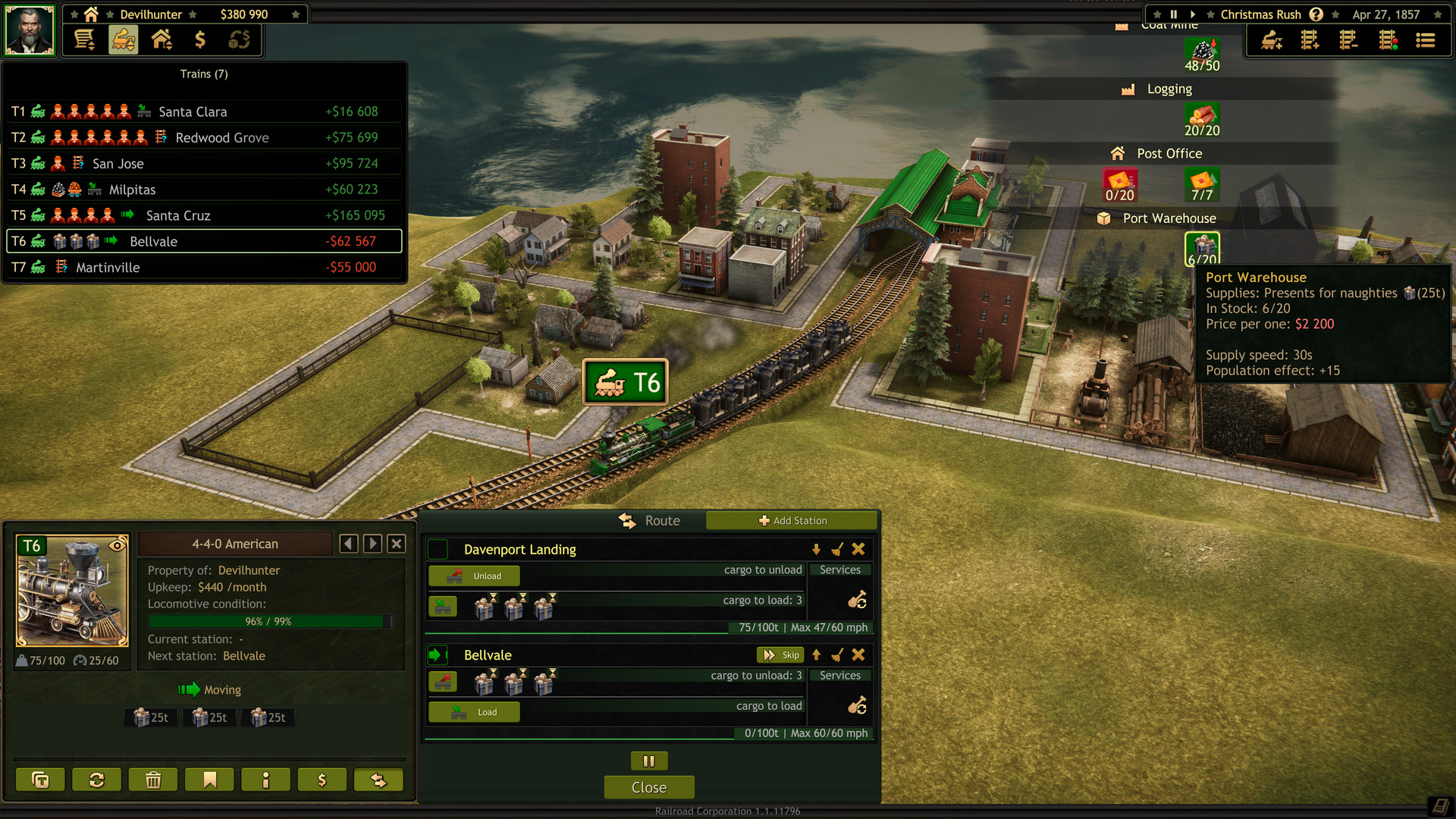 Railroad Corporation - Christmas Rush DLC screenshot 4